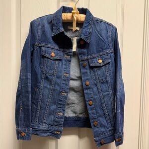 NWT Madewell Classic Jean Jacket Size XS